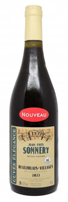 Domaine Jean-Yves Sonnery - Beaujolais Villages - Cuvée Elégance - Nouveau 2023