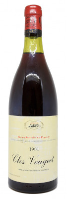 Alexis Lichine - Clos de Vougeot Grand Cru 1981