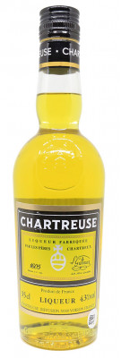 CHARTREUSE - Jaune - Edition Santa Tecla 2016 - Demi-bouteille - 43%