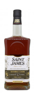 SAINT JAMES - Double Cask - ex-armagnac & ex-porto - Private Cask PCS - 46,5%