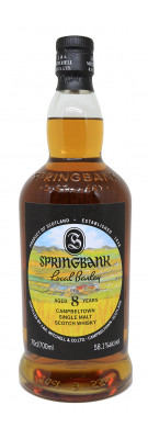 SPRINGBANK - 8 ans - Local Barley - Vintage 2016 - Bere Barley from High Ranachan Farm - Bottled 2024 - 58.1%
