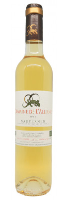 Domaine DE L'ALLIANCE - Sauternes - Liquoreux  2016 Bon avis achat au meilleur prix caviste bordeaux