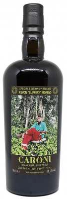 CARONI 21 years old - Aged rum - Vintage 1998 - K. Slippery - Employees 2nd Rel - 69.50% buy best price good wine cellar opinion bordeaux
