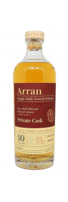 ARRAN - 10 ans - Millésime 2011 - Peated First Fill Bourbon Barrel - Single Cask - Antipodes - Bottled 2022 - 55,20%