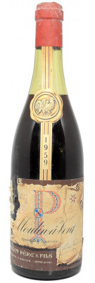 MOULIN A VENT - Mise Poulet Père et Fils 1959 achat meilleur prix avis bon caviste Bordeaux