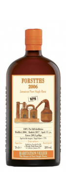 RHUM de JAMAIQUE - HABITATION VELIER - Rhum Hors d'âge - Forsyths WP - WPM - Millésime 2006 - 57,5%  2006 achat pas cher meilleur prix avis bon rhumerie bordeaux