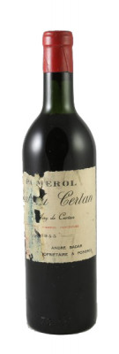 Château CERTAN DE MAY 1955