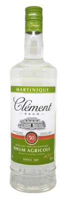  RHUM CLEMENT - Rhum Blanc - 1 Litre - 50%