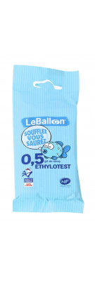 Ethylotest - Certifié NFX20702 - Le ballon - à l'unité