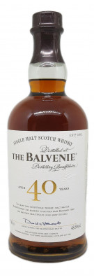 THE BALVENIE - 40 ans - Batch 7 - 48.5%
