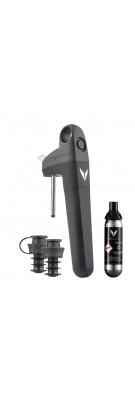 Coravin - Modèle Pivot Noir (Coffret 1 Capsule + 2 Bouchons)
