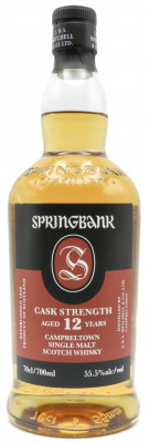 SPRINGBANK - 12 ans - Cask Strength - Bottled 2025 - 55,5%