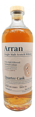 Whisky ARRAN - Quarter Cask - The Bothy - 56.20%