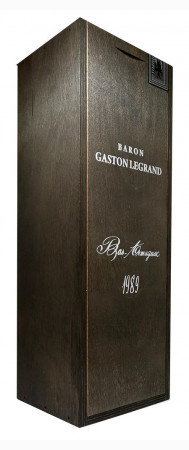 Gaston Legrand - Millésime 1989 - Bas Armagnac - 40%