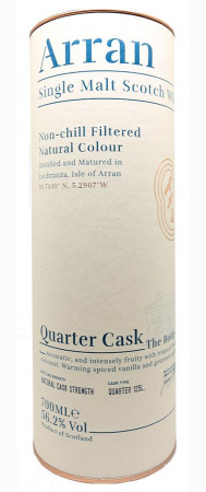 Whisky ARRAN - Quarter Cask - The Bothy - 56.20%