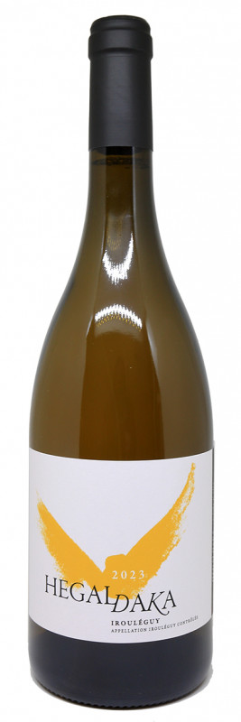 Bouteille d'Iroul&eacute;guy Blanc 2023 du Domaine Hegaldaka