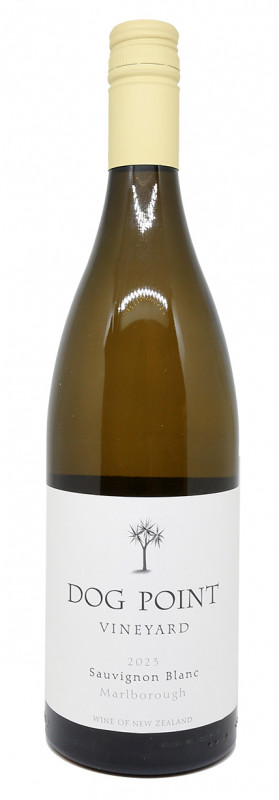 Bouteille Dog Point Sauvignon Blanc 2023, vignoble biologique Marlborough, vall&eacute;e de Wairau, vin blanc Nouvelle-Z&eacute;lande