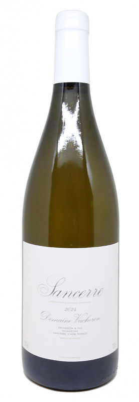 bouteille de Sancerre Blanc 2024, Domaine Vacheron, vin blanc de Loire, &eacute;tiquette &eacute;l&eacute;gante, vin biodynamique, vin de terroir, Sauvignon Blanc