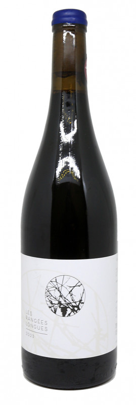 Bouteille Clos de la Barthassade Les Rang&eacute;es Longues 2023, Syrah 100%, vignoble biodynamique, terroir calcaire, &eacute;levage long en foudre, vin naturel Terrasses du Larzac