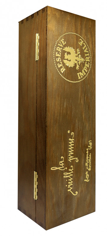 Boite&nbsp;R&eacute;serve Imp&eacute;riale Louis Roque, f&ucirc;t de ch&ecirc;ne, alambic en cuivre, Sud-Ouest, spiritueux&nbsp;premium