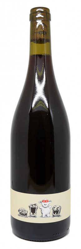 Bouteille de vin rouge Xouton Rouge 2023, Domaine Lo&iuml;c Mah&eacute;, vin bio, Cabernet Franc, Grolleau, Loire, vin &eacute;lev&eacute; en cuve