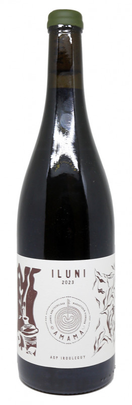 Iluni 2023, Domaine Amama Etxaldea, vin rouge, vin nature, Tannat, Cabernet Franc, Cabernet Sauvignon, Iroul&eacute;guy, vin basque