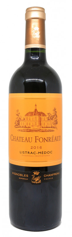 Bouteille Ch&acirc;teau Fonr&eacute;aud 2016, vin rouge Bordeaux, Cru Bourgeois Sup&eacute;rieur