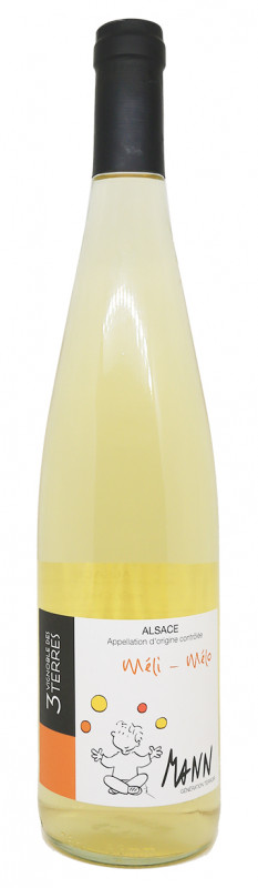 bouteille de vin blanc, Domaine Mann, M&eacute;li-M&eacute;lo, Alsace, vin bio