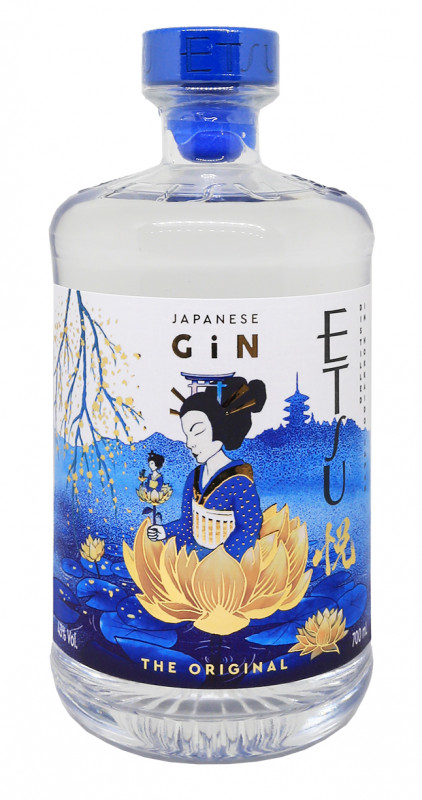 bouteille Etsu The Original, gin japonais, yuzu, gin premium, Asahikawa, Hokkaido, distillerie japonaise